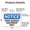Signmission Food Contact Equipment Only, 14 in W x Rectangle, Aluminum OS-2PACK-NS-A-1014-L-12818 - alternate 5